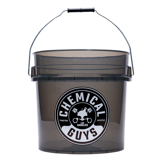 Chemical Guys Heavy Duty Detailing Bucket Smoked Black (4.5 Gal)