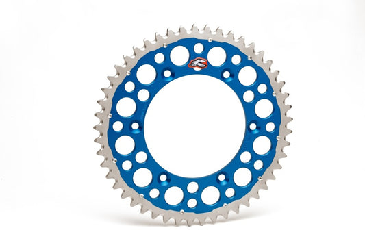 Renthal 99-24 Yamaha YZ125/X/G/ 250/F/X/ 450F/FX/ WR250-450F Rear Twinring - Blue 520-50P Teeth