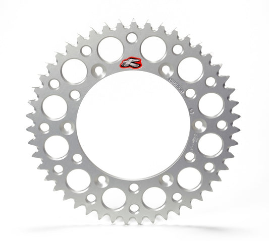 Renthal 20-23 Kawasaki KLX 230/ R/ S Rear Grooved Sprocket - Silver 520-44P Teeth