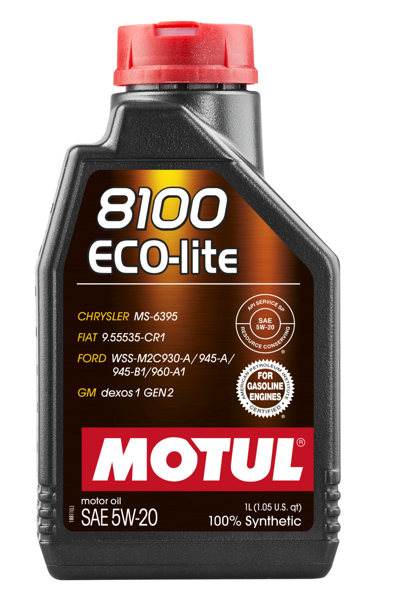 Motul 1L Synthetic Engine Oil 8100 5W20 ECO-LITE