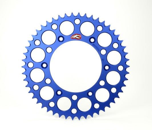 Renthal 17-24 Husq FC250/TX300i/FC/FX 3520/ FR450 Rally Rear Grooved Sprocket - Blue 520-51P Teeth