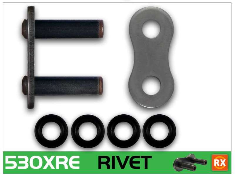 RK Chain 530XRE-RIVET - Natural